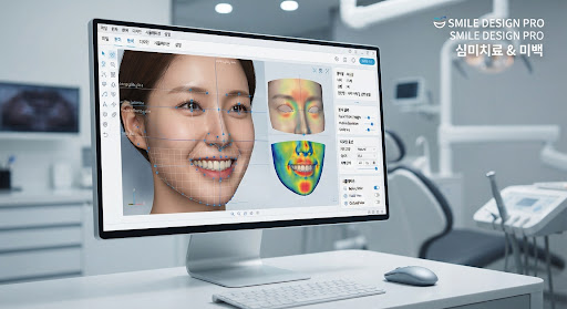 3D 스마일 디자인 설계 화면